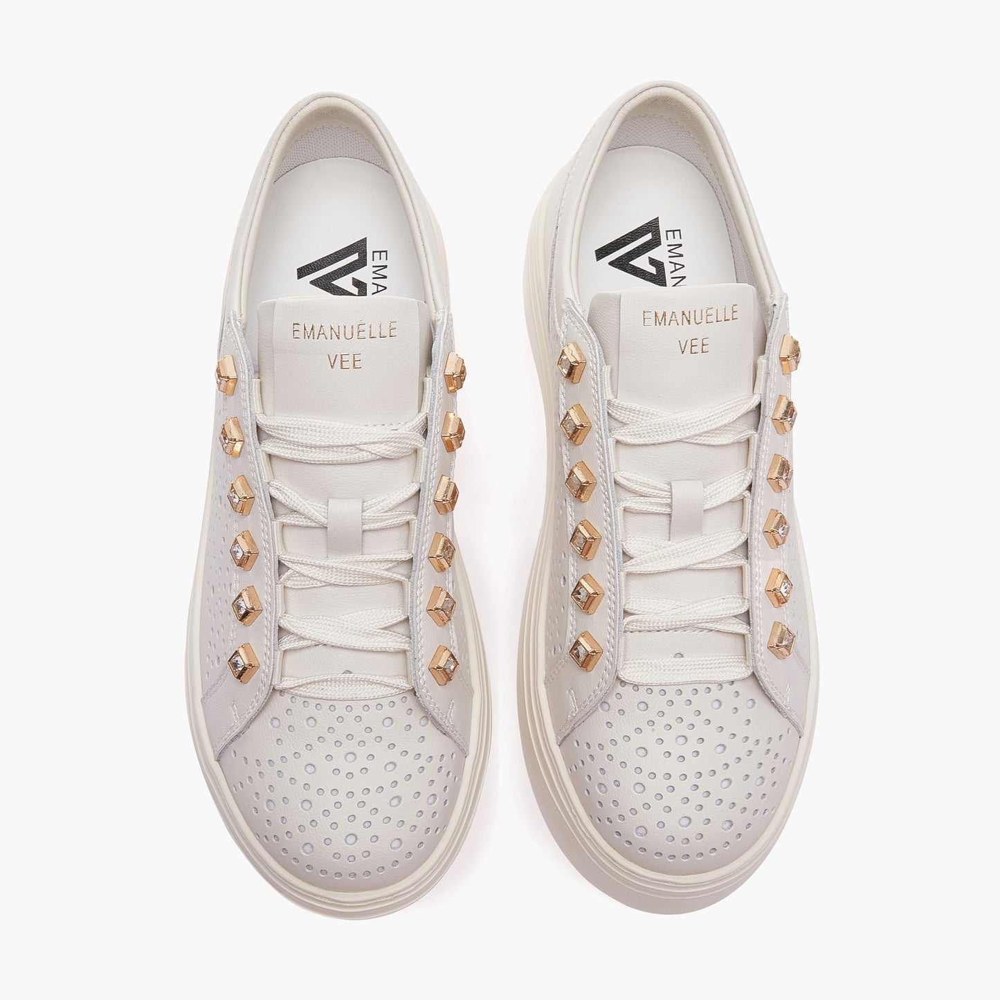 Emanuélle Vee sneakers BICE 901-18 avorio bianco