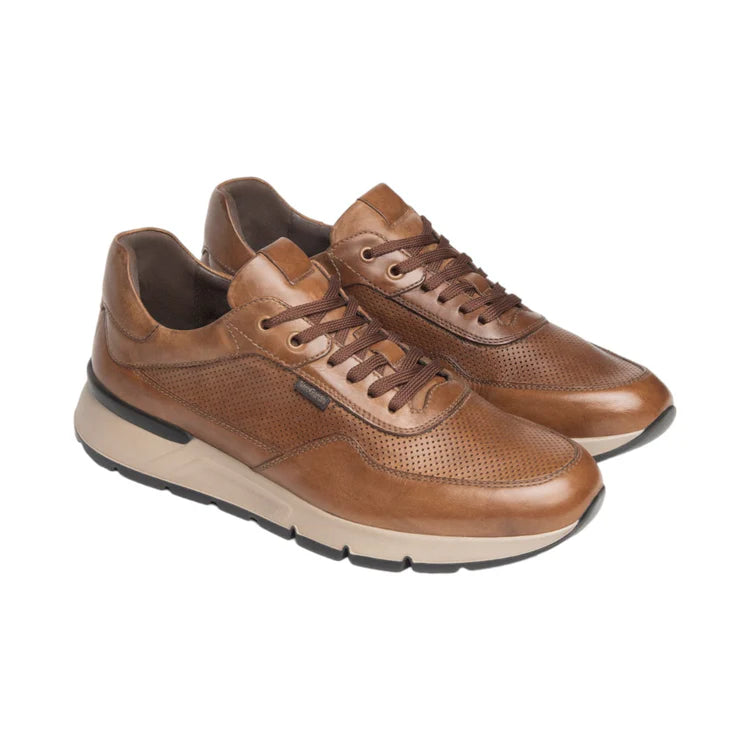 Nero Giardini Sneakers Uomo Cuoio "Pelle made in Italy"
