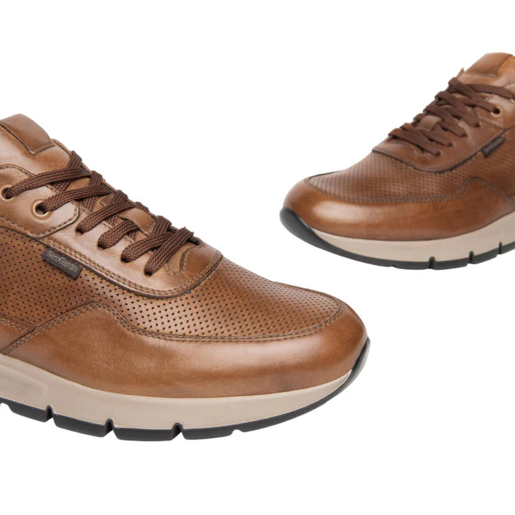 Nero Giardini Sneakers Uomo Cuoio "Pelle made in Italy"