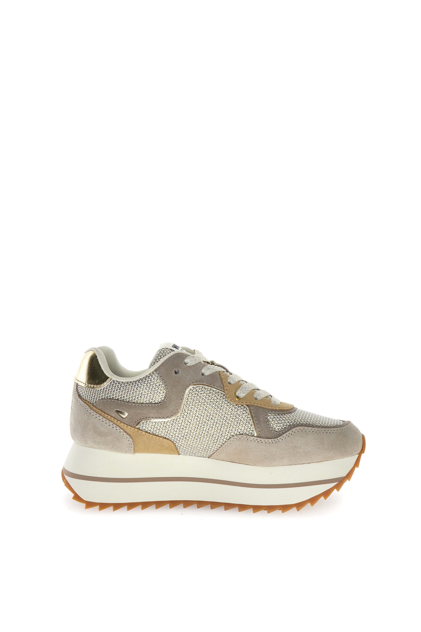 W6YZ DEVA - Sneakers basse GREY-WHITE-BEIGE