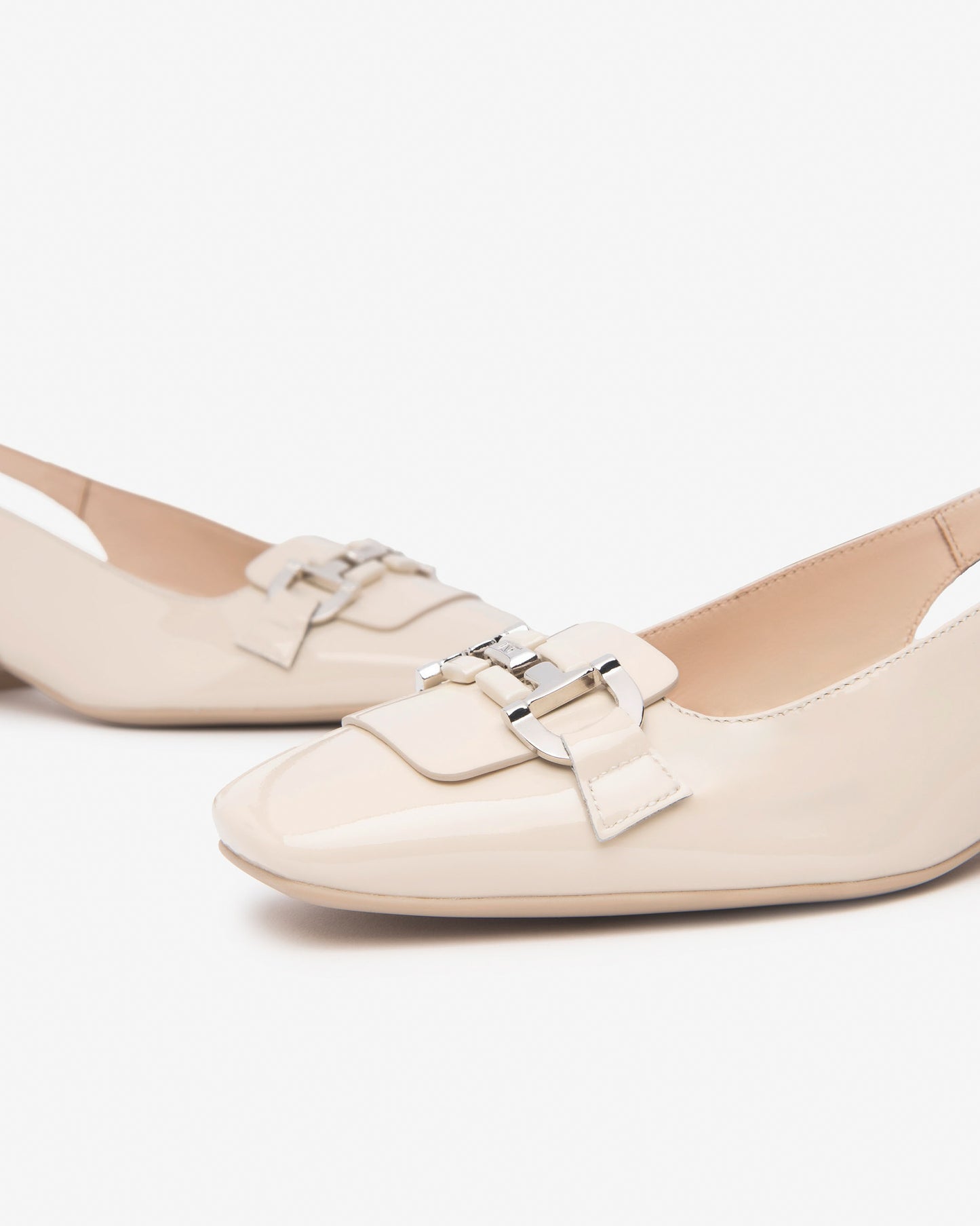 Slingback Nero Giardini Latte Art.512331D