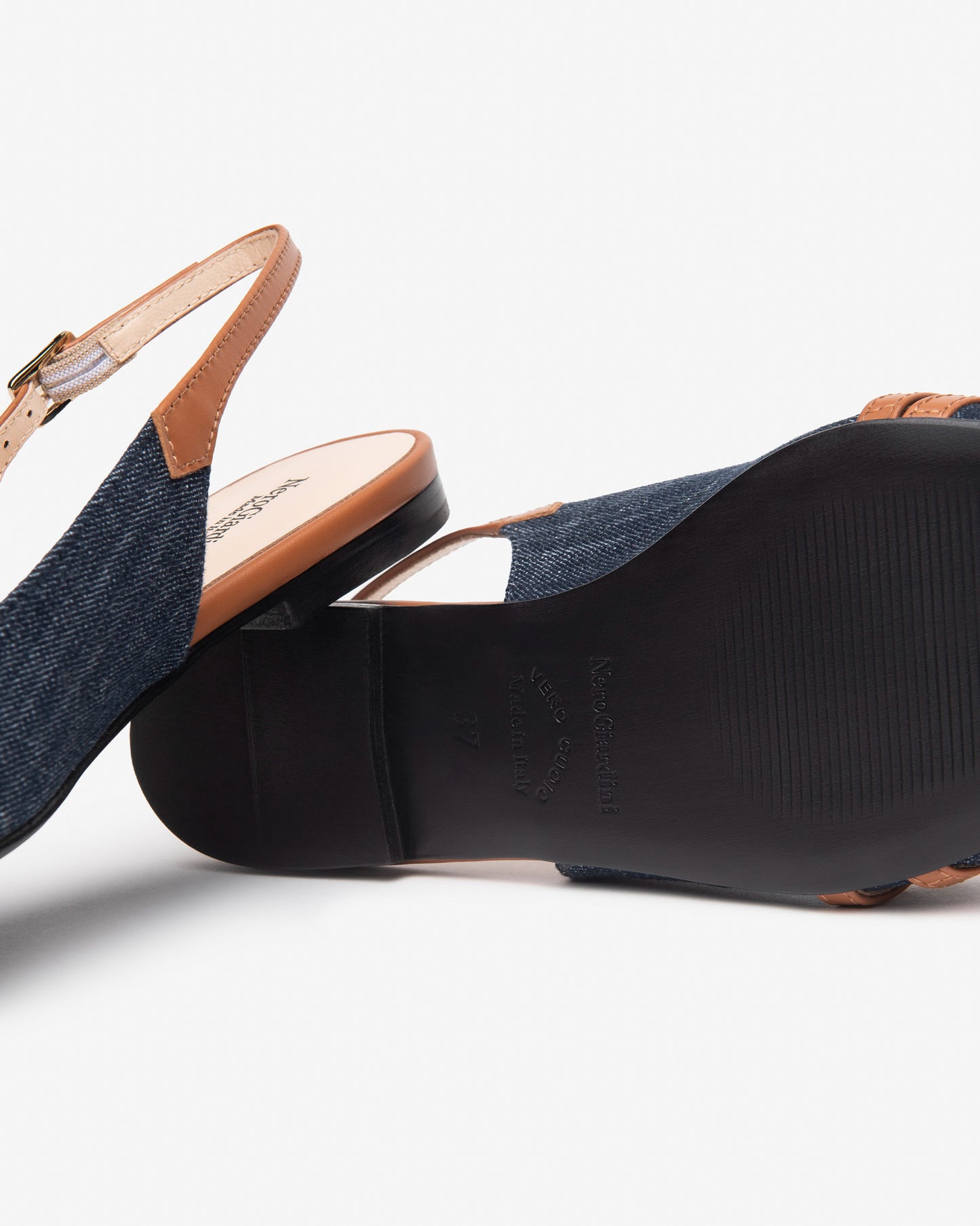 Black Slingback Giardini Jeans Art.