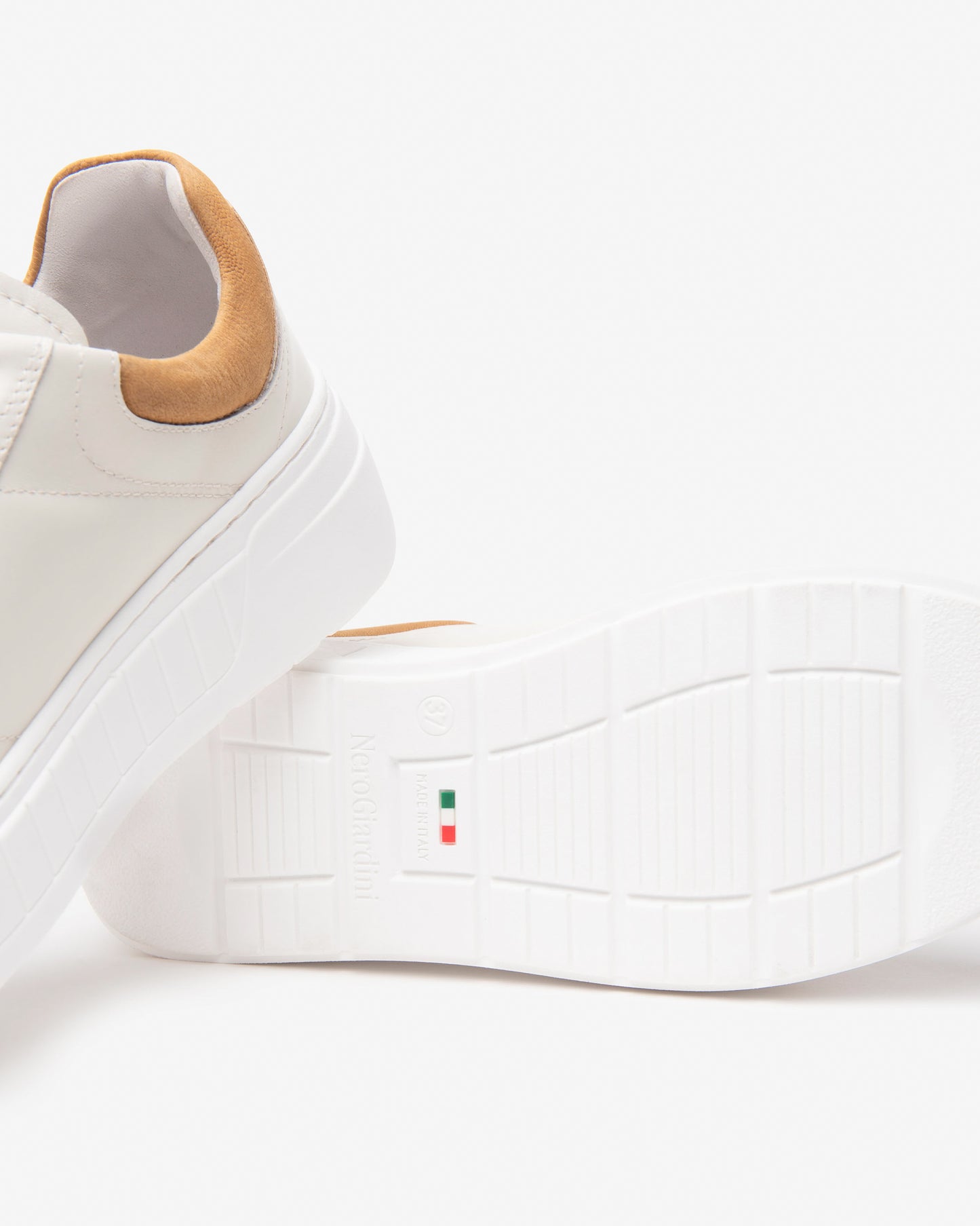 Sneakers Nero Giardini Beige Platform