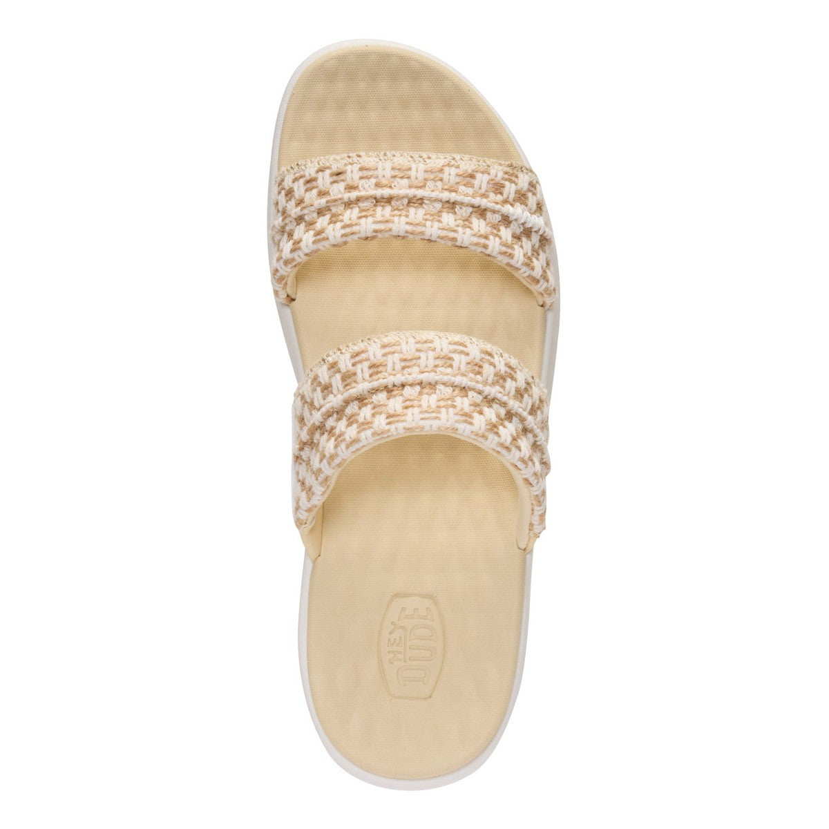 Hey Dude Austin slide woven Beige Bianco