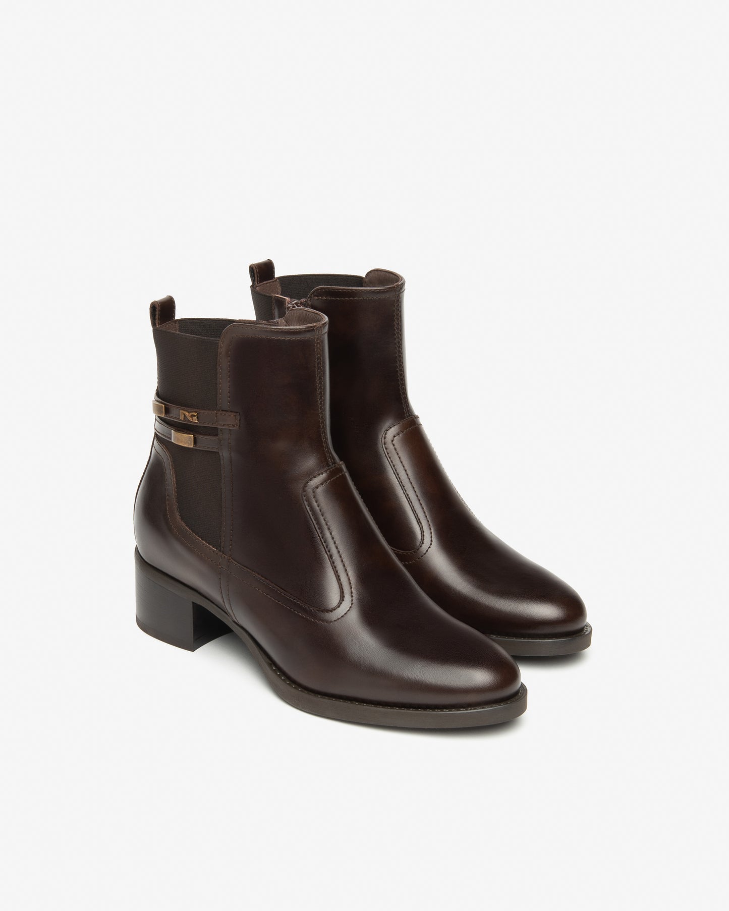 NeroGiardini Stivaletti Donna in Pelle e Tessuto I513841D-300