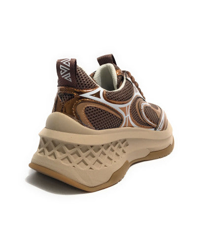 Scarpe donna sneaker Emanuélle Vee Arcade bronze/ brown D26EV16 452P-504-10-T168C