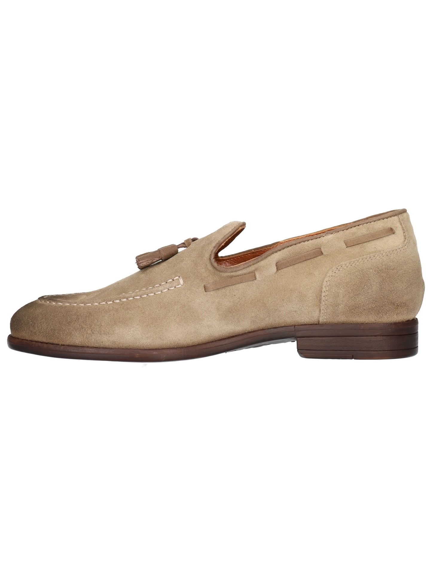 Mocassino Beige con nappine in tinta Nero Giardini