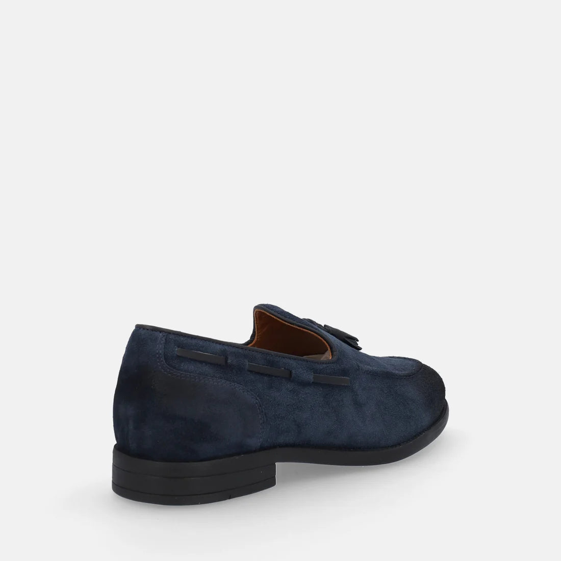 Mocassino Blue Nero con nappine a corredo Nero Giardini