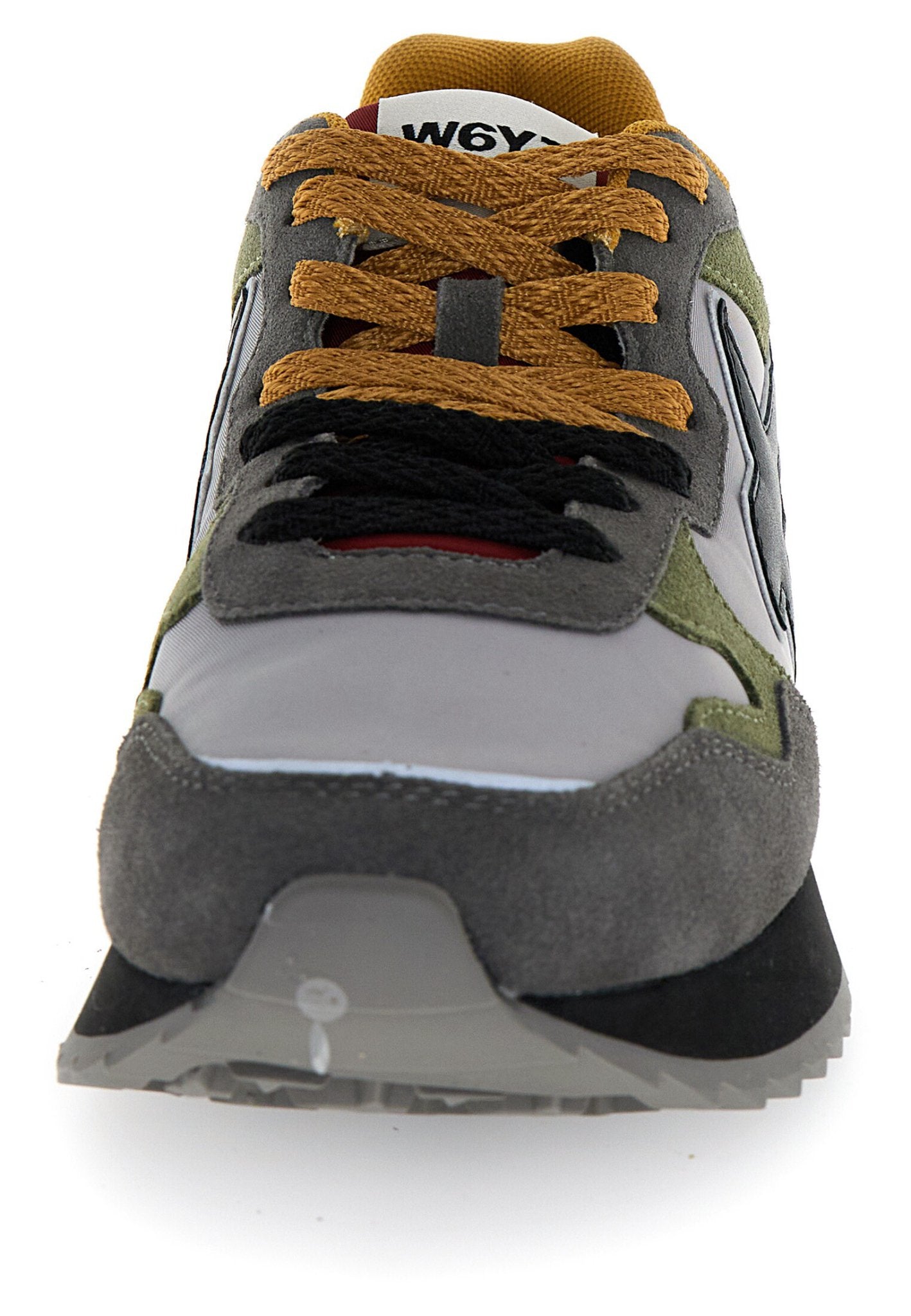 W6YZ YAK-M. SUEDE/NYLON SOLE JUST ANTHRACITE-GREY-MILITARE