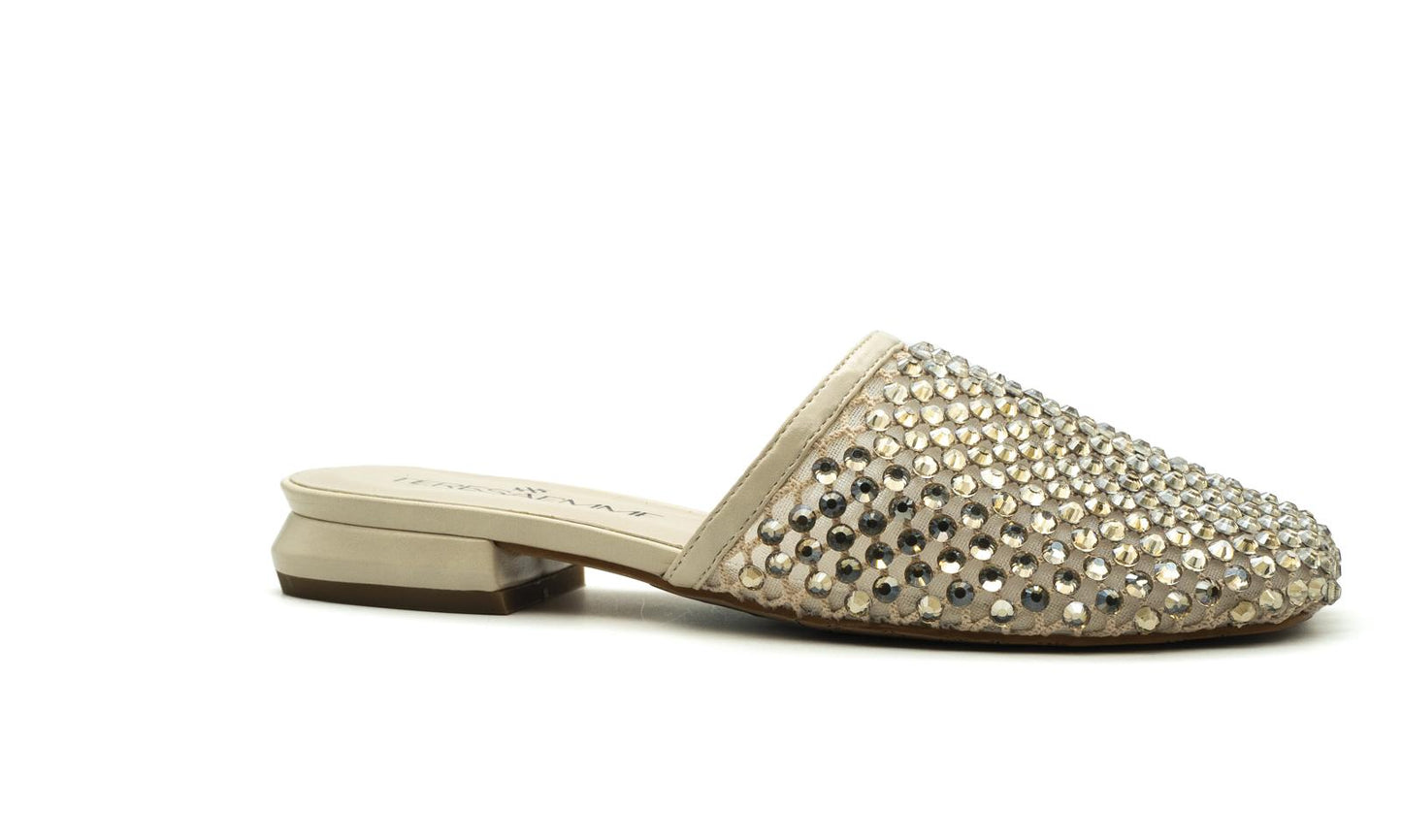 Sabot in nappa con strass Boreale Teresaemme