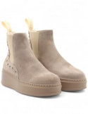 WOMEN'S GIO+ PIA DA10F BEIGE SUEDE SNEAKER