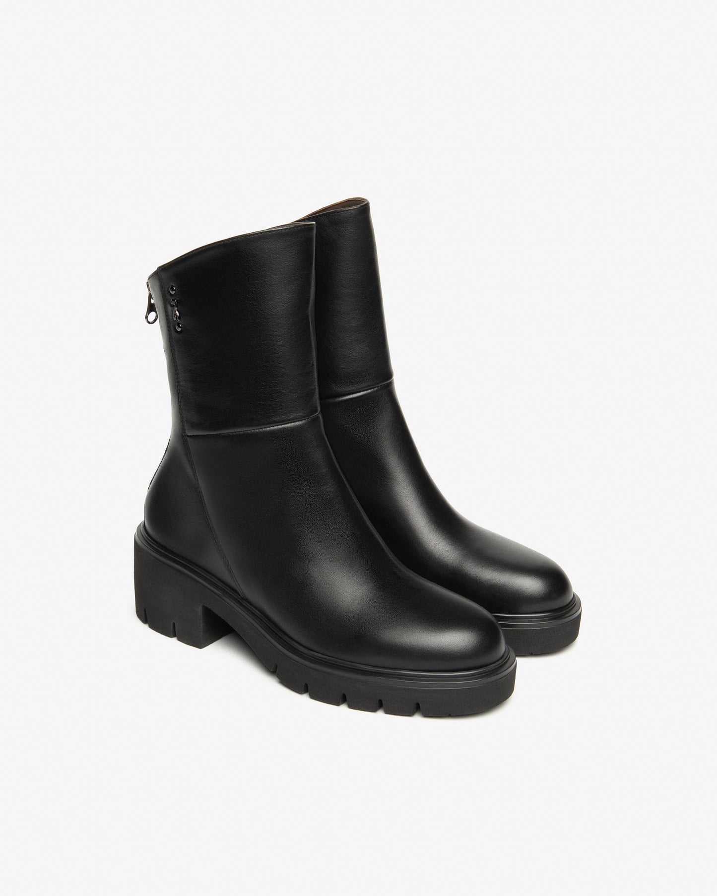 NeroGiardini Stivaletti Donna in Pelle-nero- I514818D-100-shoesstyle