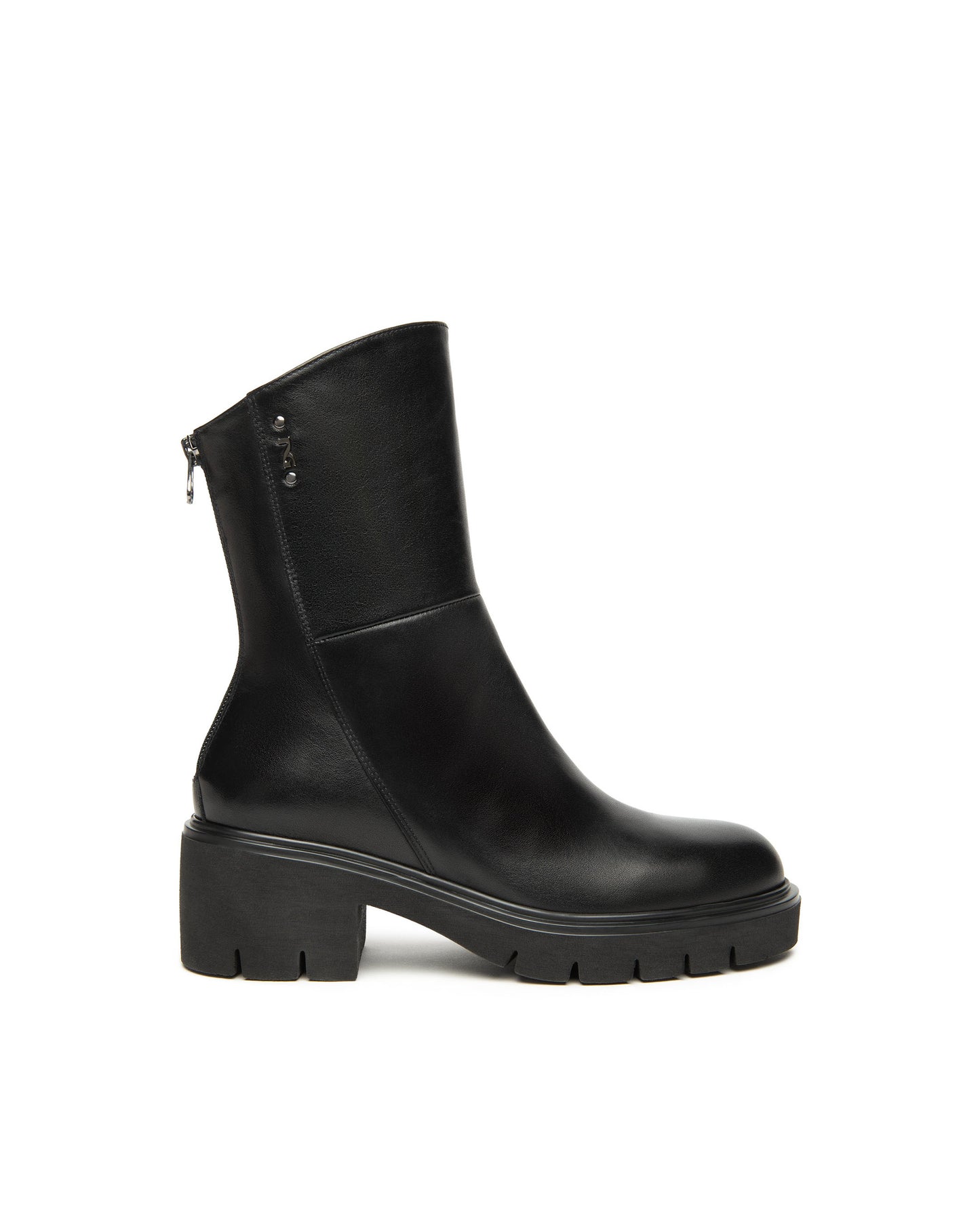NeroGiardini Stivaletti Donna in Pelle-nero- I514818D-100-shoesstyle