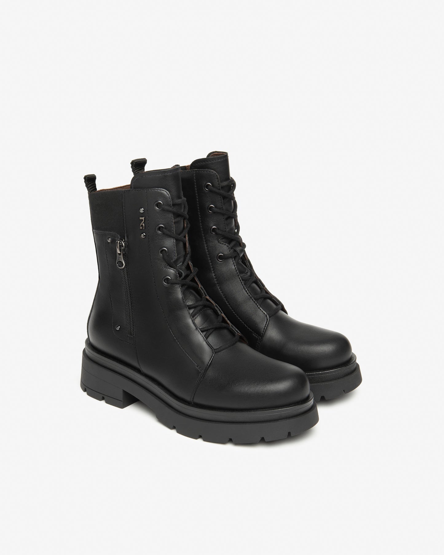 NeroGiardini Anfibi Donna in Pelle nera I514783D-100 shoesstyle