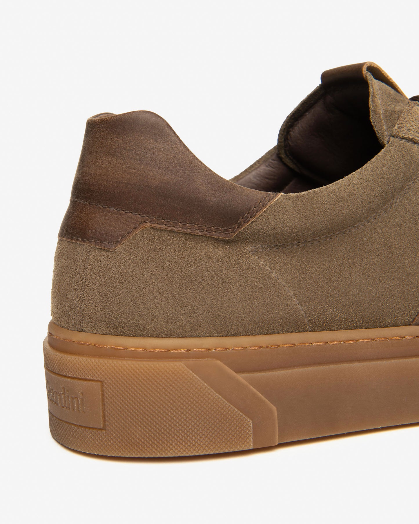 NeroGiardini Sneakers Uomo in Camoscio e Pelle Marrone I500951U-311