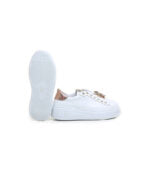 Gio+ – Sneakers donna in pelle – Art. PIA240B Bianco
