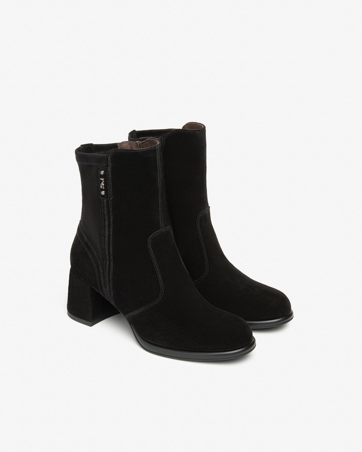 NeroGiardini Tronchetti Donna in Suede nero 514311D-100 shoesstyle