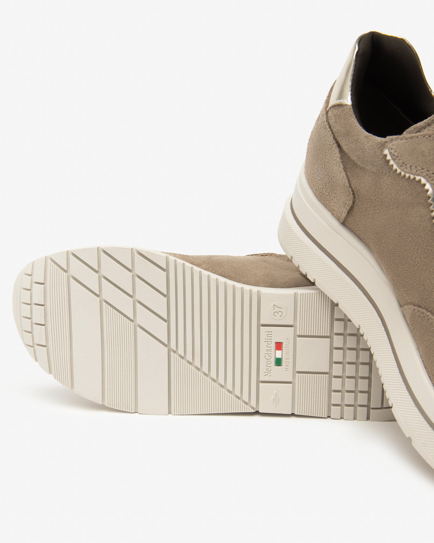 NeroGiardini Sneakers Donna in Suede e Materiale Tecnico