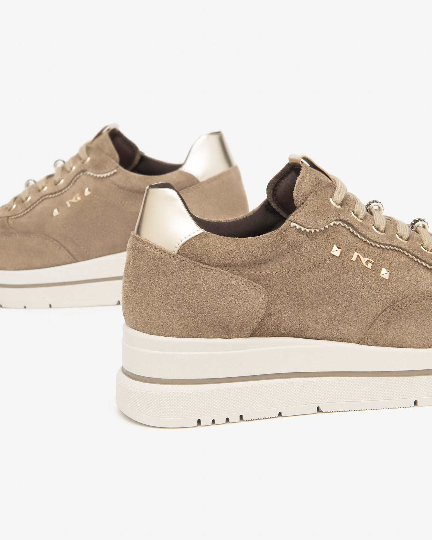 NeroGiardini Sneakers Donna in Suede e Materiale Tecnico