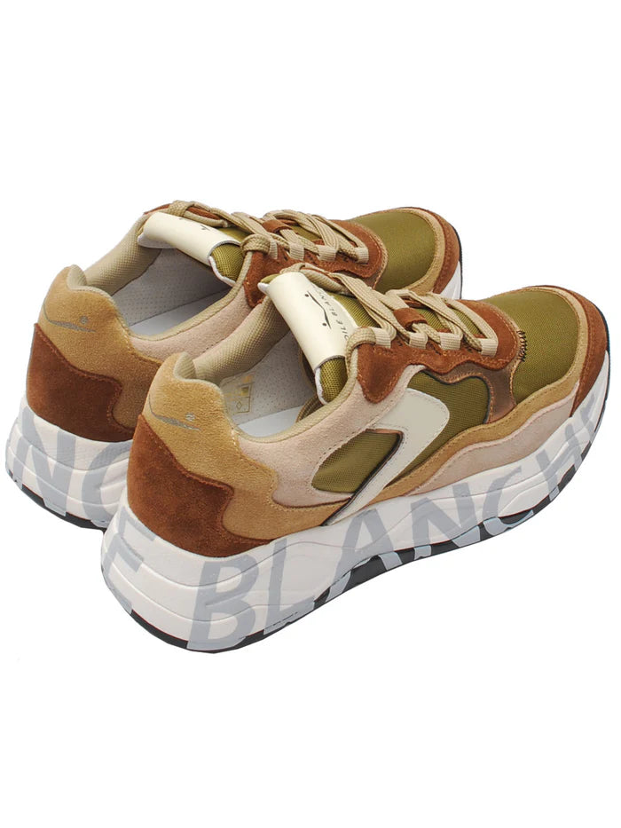 VOILE BLANCHE SNEAKER CLUB107 7480 BROWN SAND