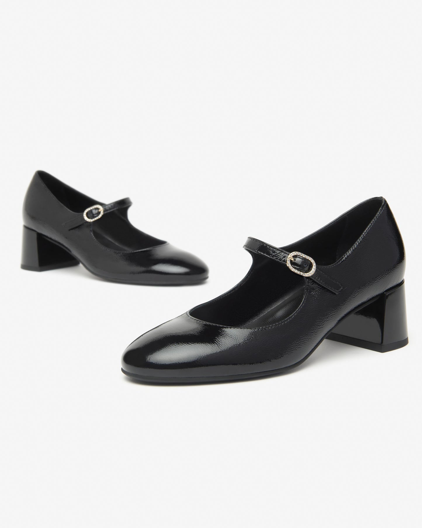 Décolleté Donna in Vernice Nero