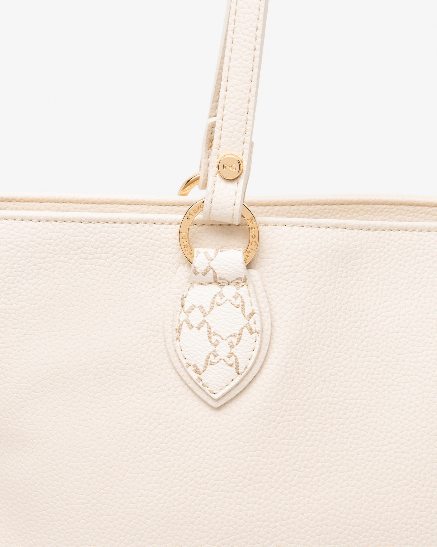 Shopper Nero Giardini Beige Chiaro