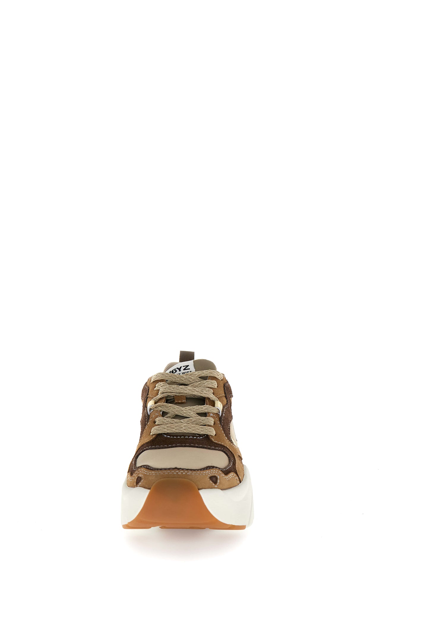 W6YZ MIA-W. SUEDE/NYLON TAUPE-BLACK-BEIGE