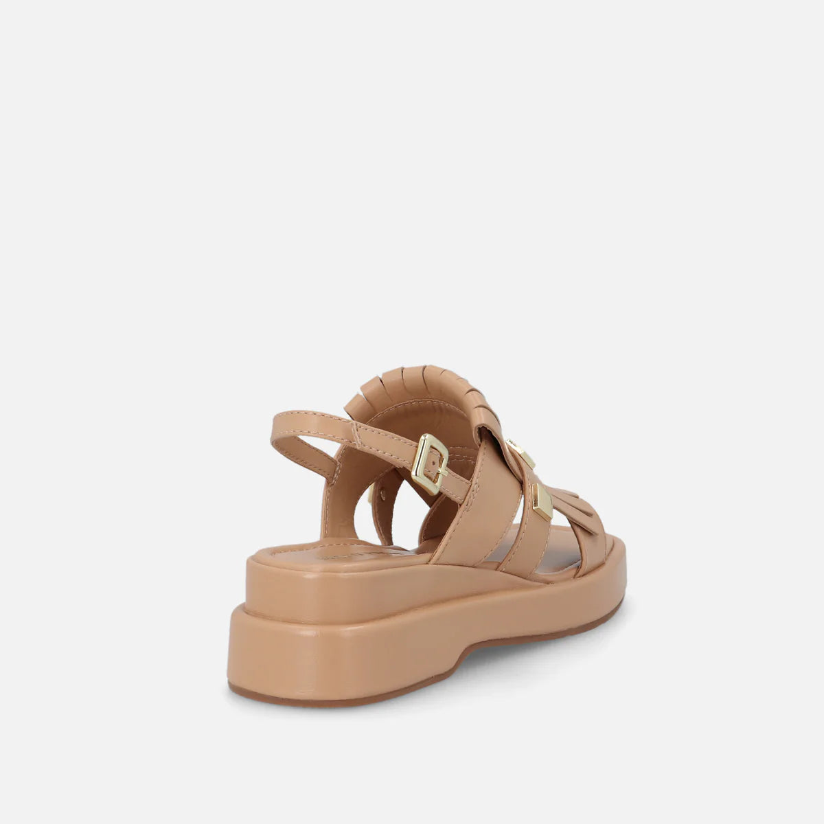 Sandal Bruno Premi Wheat color with platinum studs