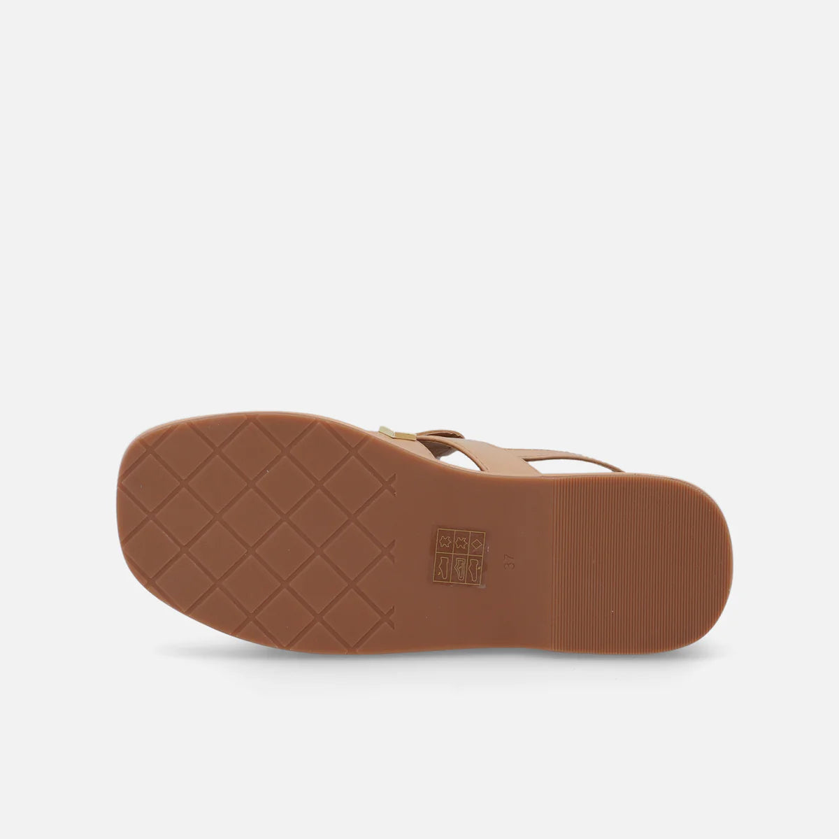 Sandal Bruno Premi Wheat color with platinum studs