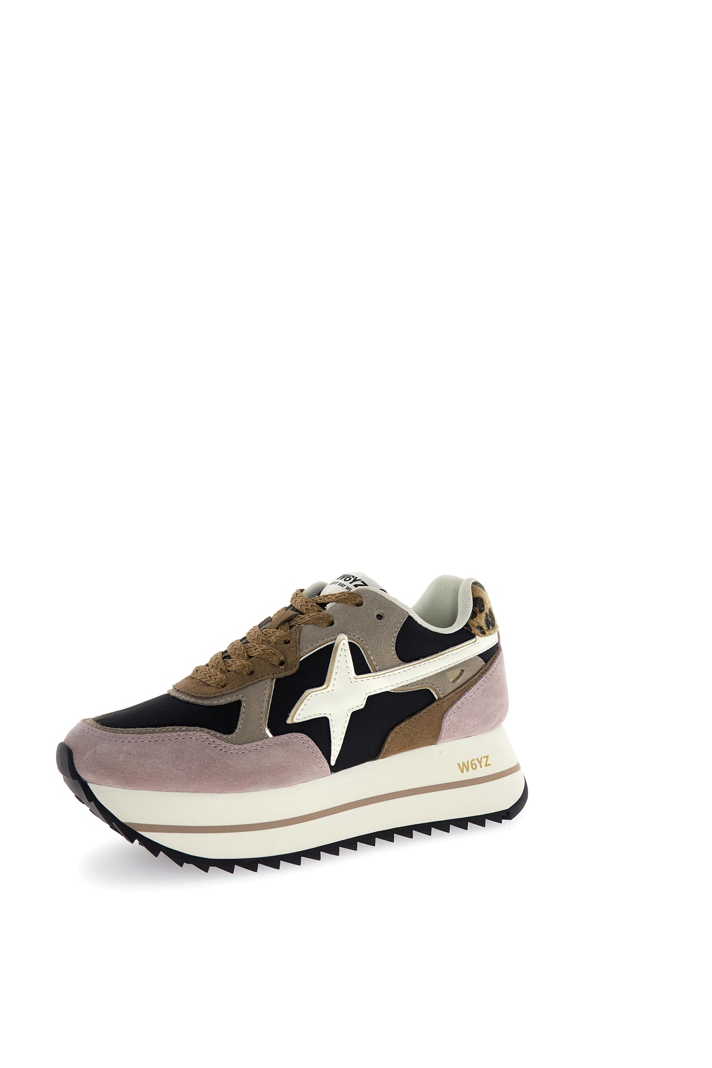 DEVA W. SUEDE/NYLON/PONY ANTHRACITE-BLACK-GREY-TAUPE