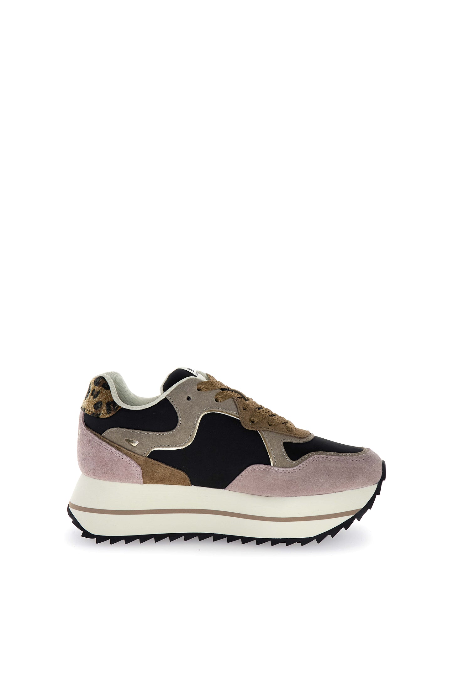 DEVA W. SUEDE/NYLON/PONY ANTHRACITE-BLACK-GREY-TAUPE