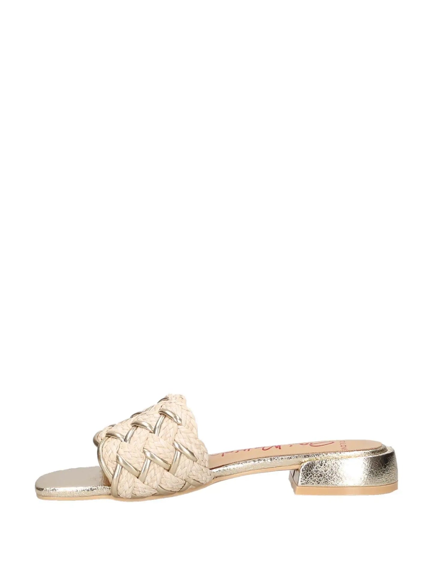 Ciabatta Bianca Oro DONNA - LOVE To LOVE By Gai Mattiolo- 1010