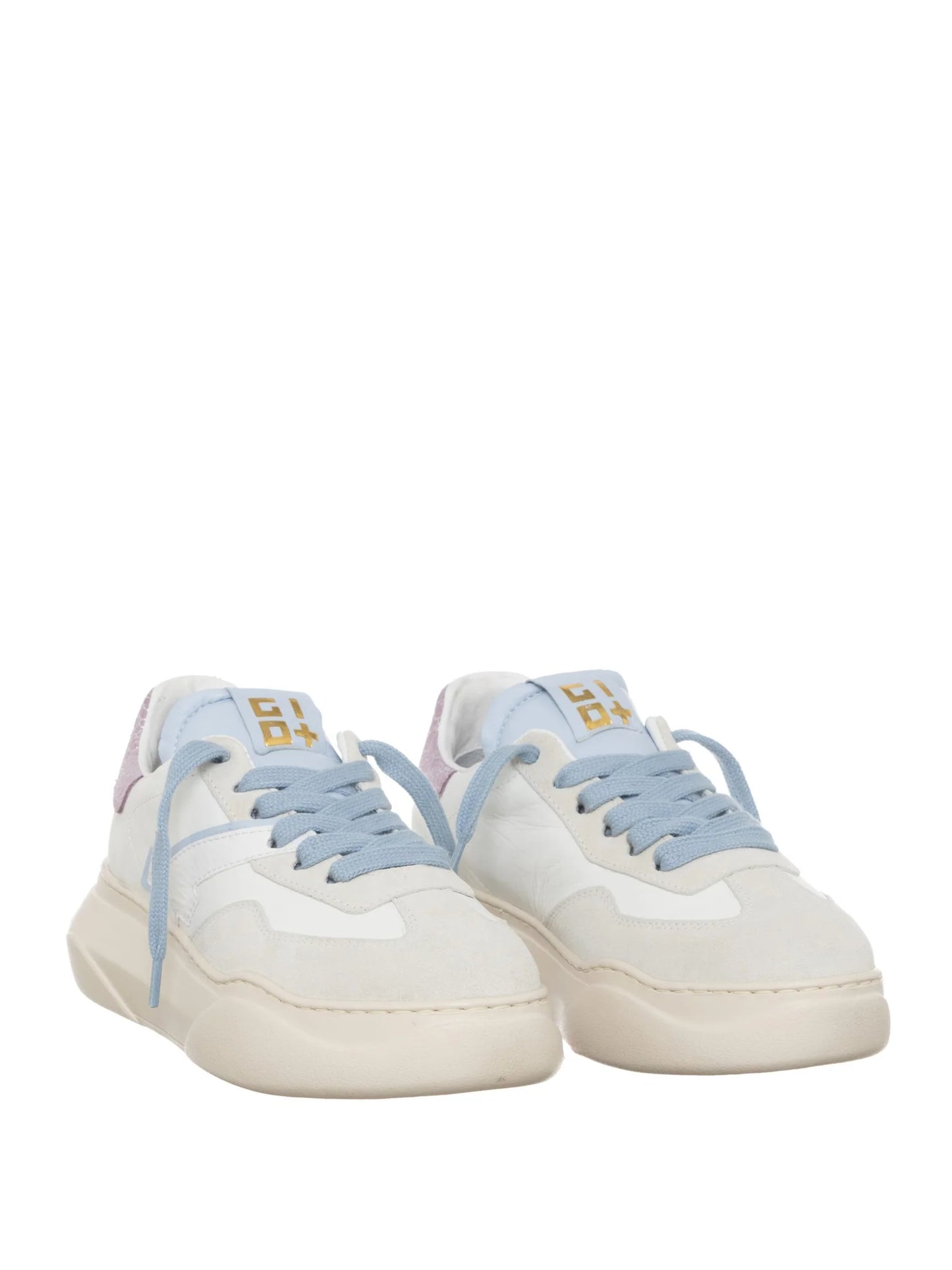 Sneakers Gio+ Bianche Celesti, Donna