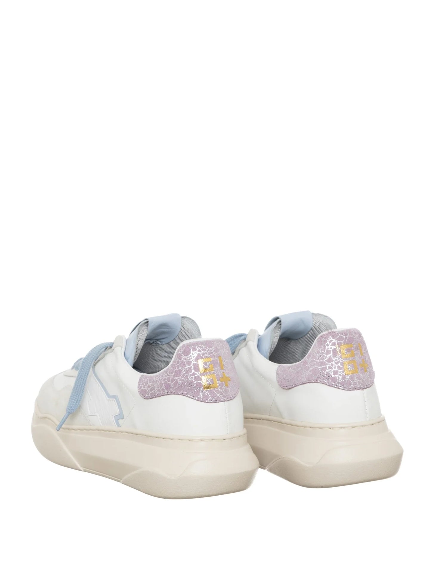 Sneakers Gio+ Bianche Celesti, Donna