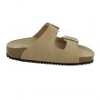 Goldstar Sandal Dove Grey with Stone Buckle