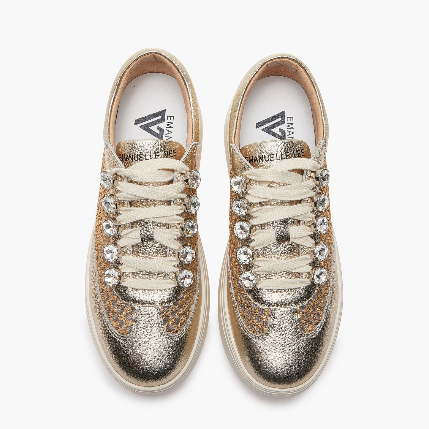 Sneakers Emanuelle Vee Mod. Bice Platino