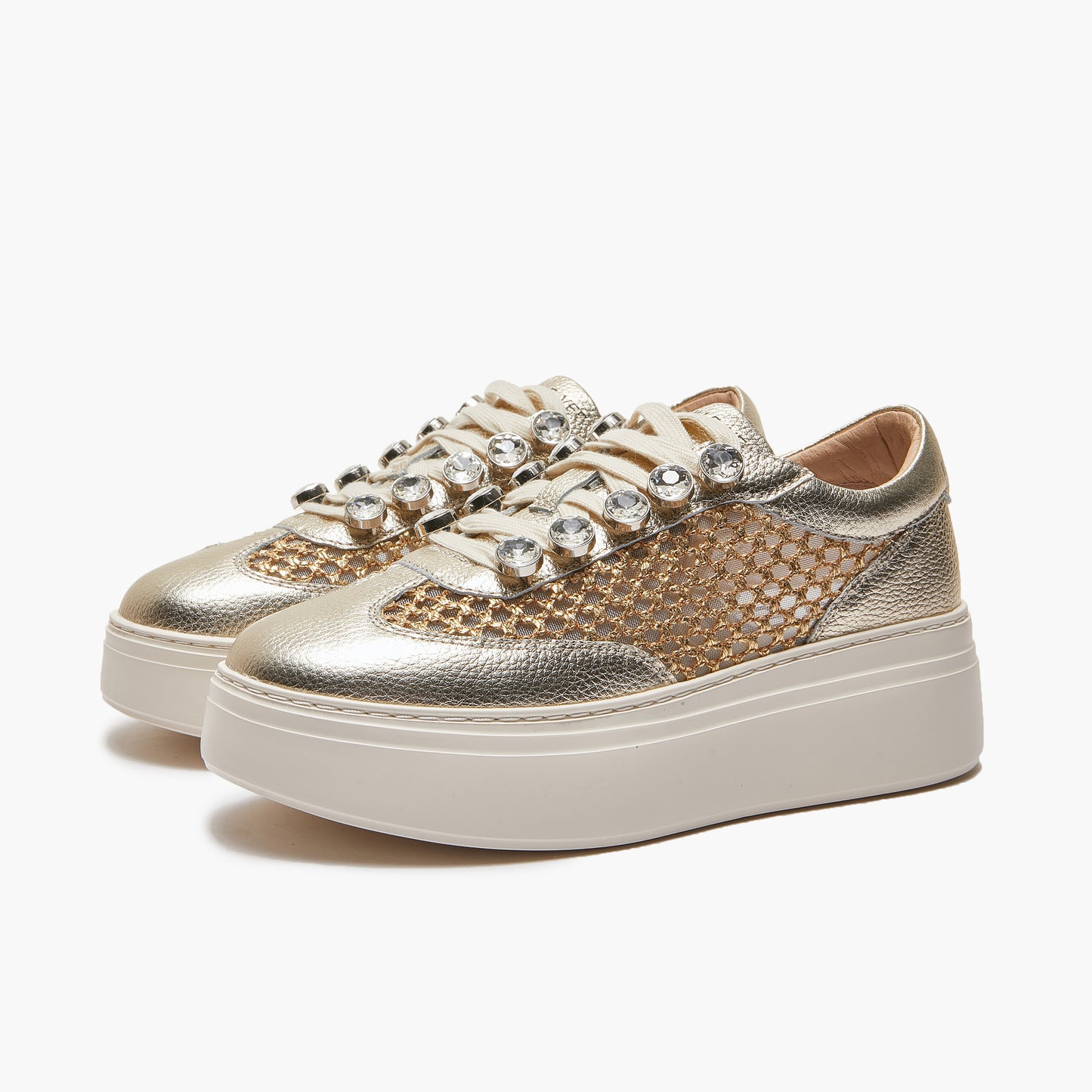 Sneakers Emanuelle Vee Mod. Bice Platino