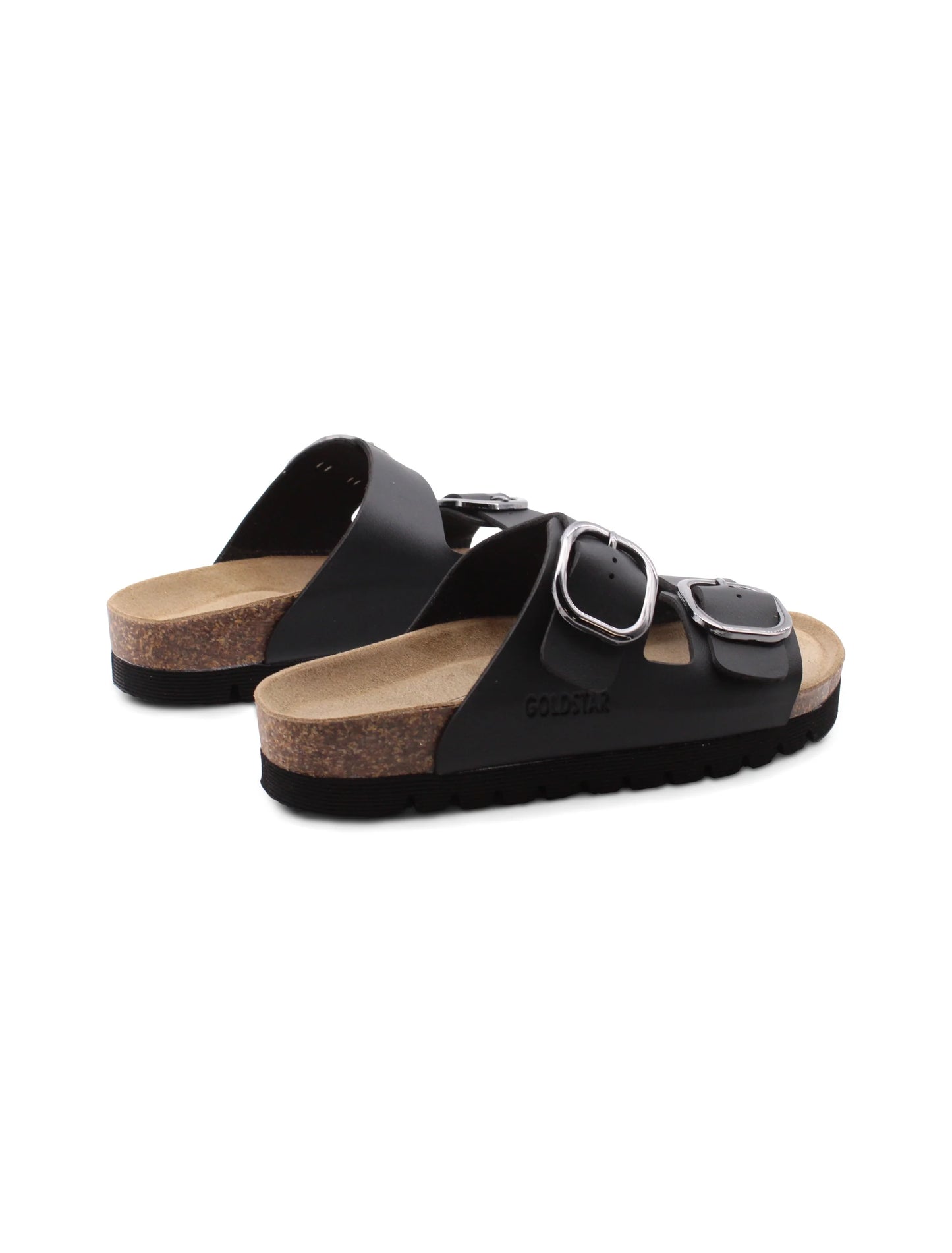 Ciabatta platform a doppia fascia donna