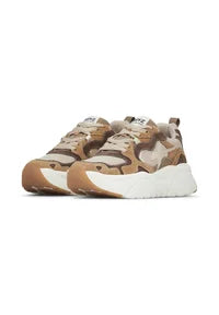 W6YZ MIA-W. SUEDE/NYLON TAUPE-BLACK-BEIGE