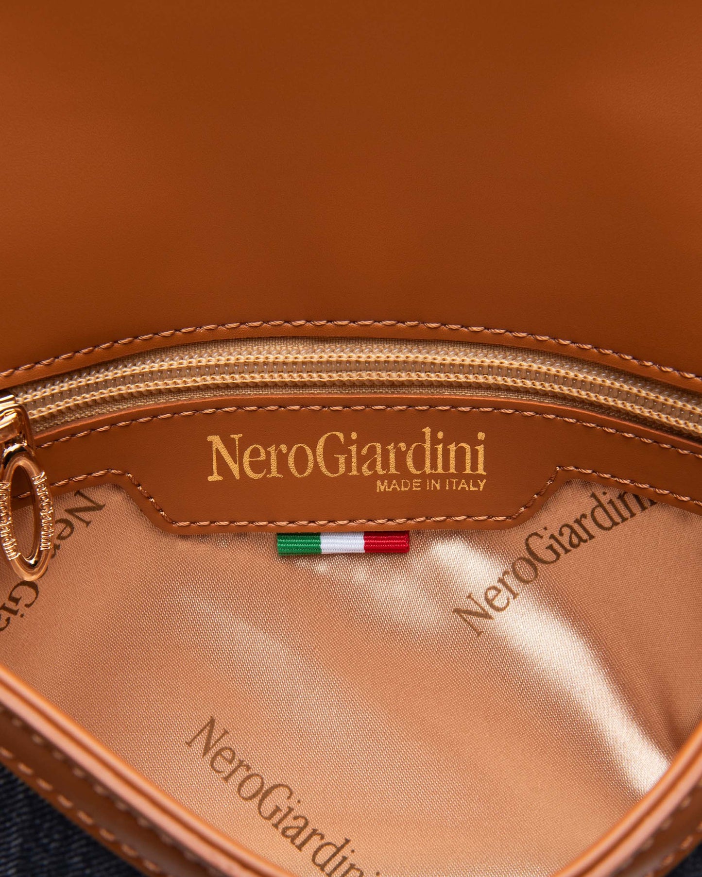 Pochette Nero Giardini Jeans E Cuoio