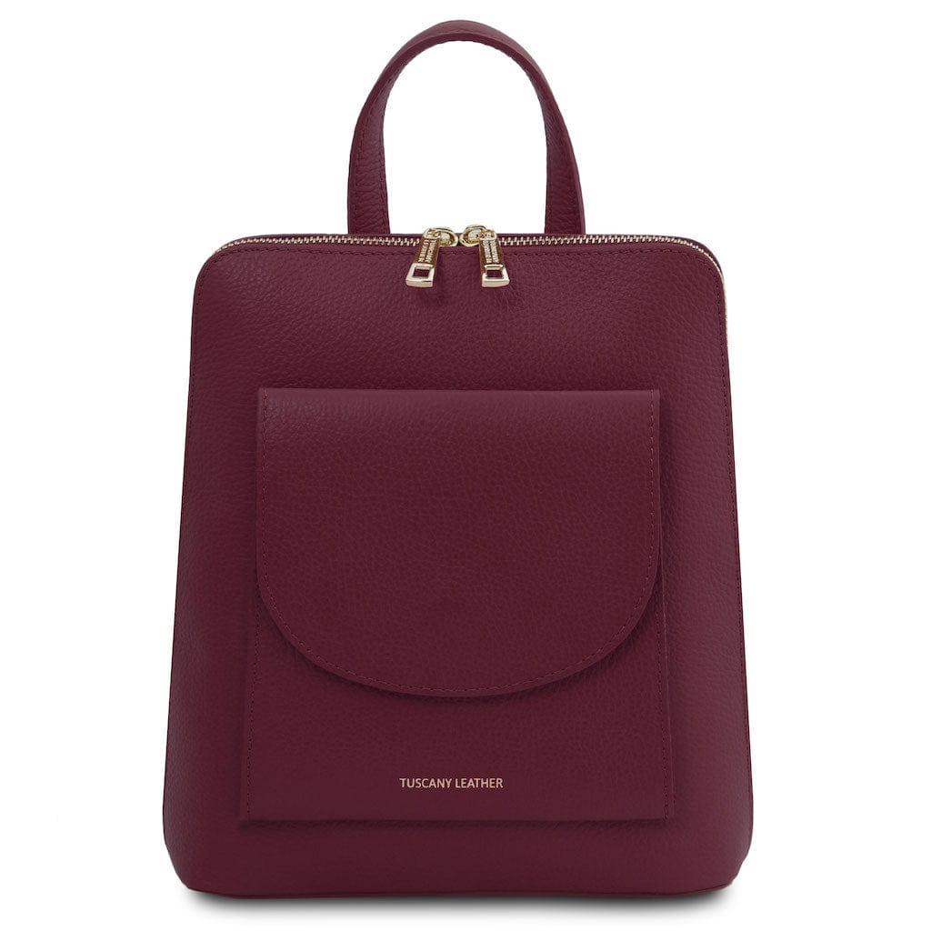 TL Bag - Small Convertible Leather Backpack For Women | TL142092