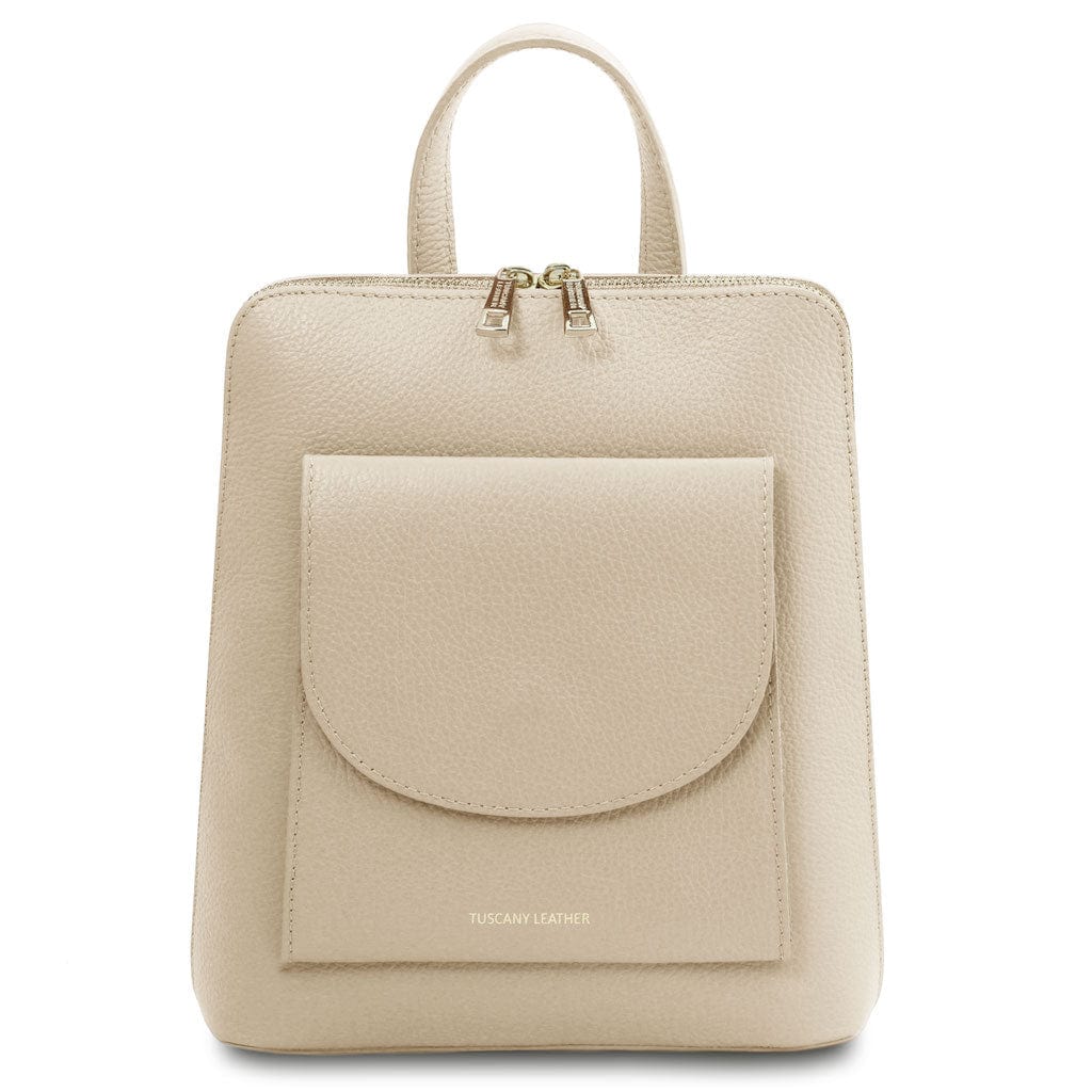 TL Bag - Small Convertible Leather Backpack For Women | TL142092