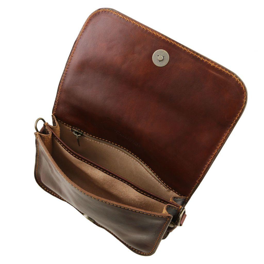Carmen - Leather shoulder bag with flap | TL141713