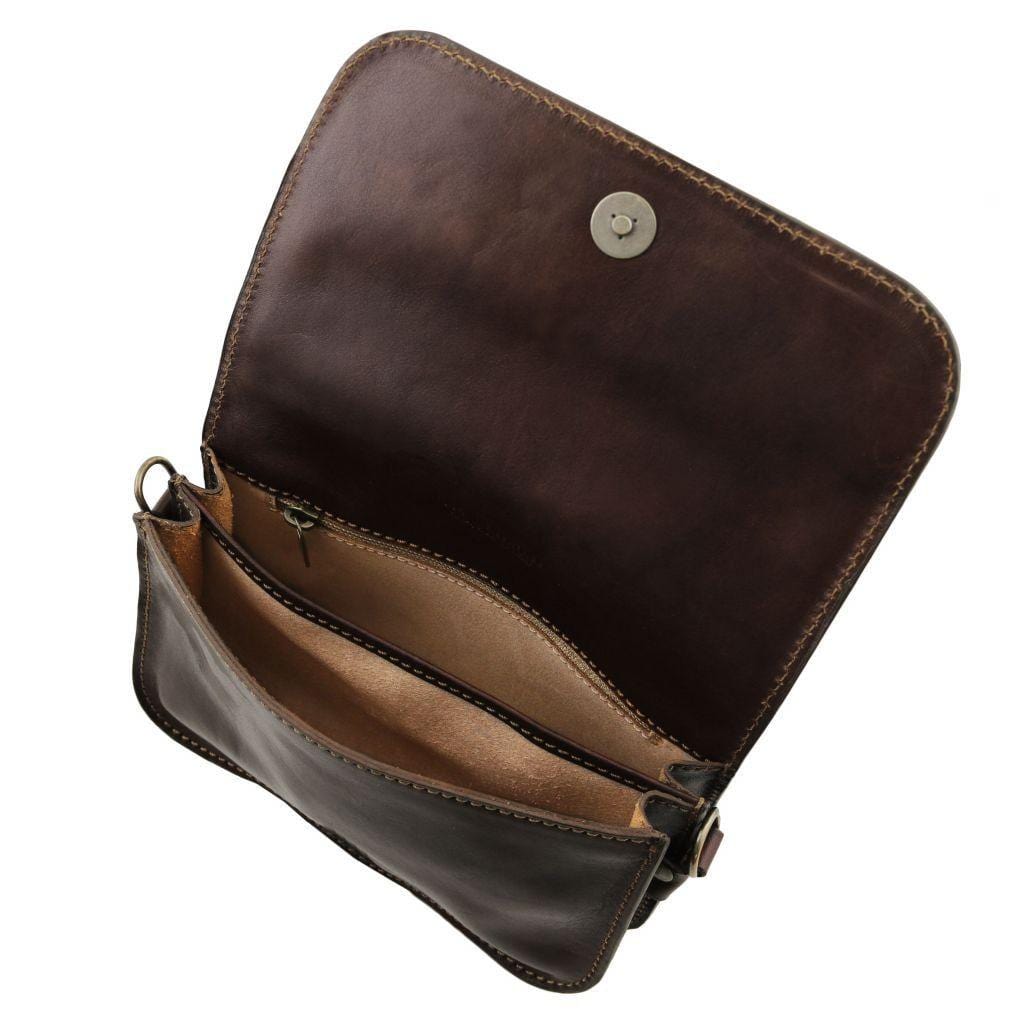 Carmen - Leather shoulder bag with flap | TL141713