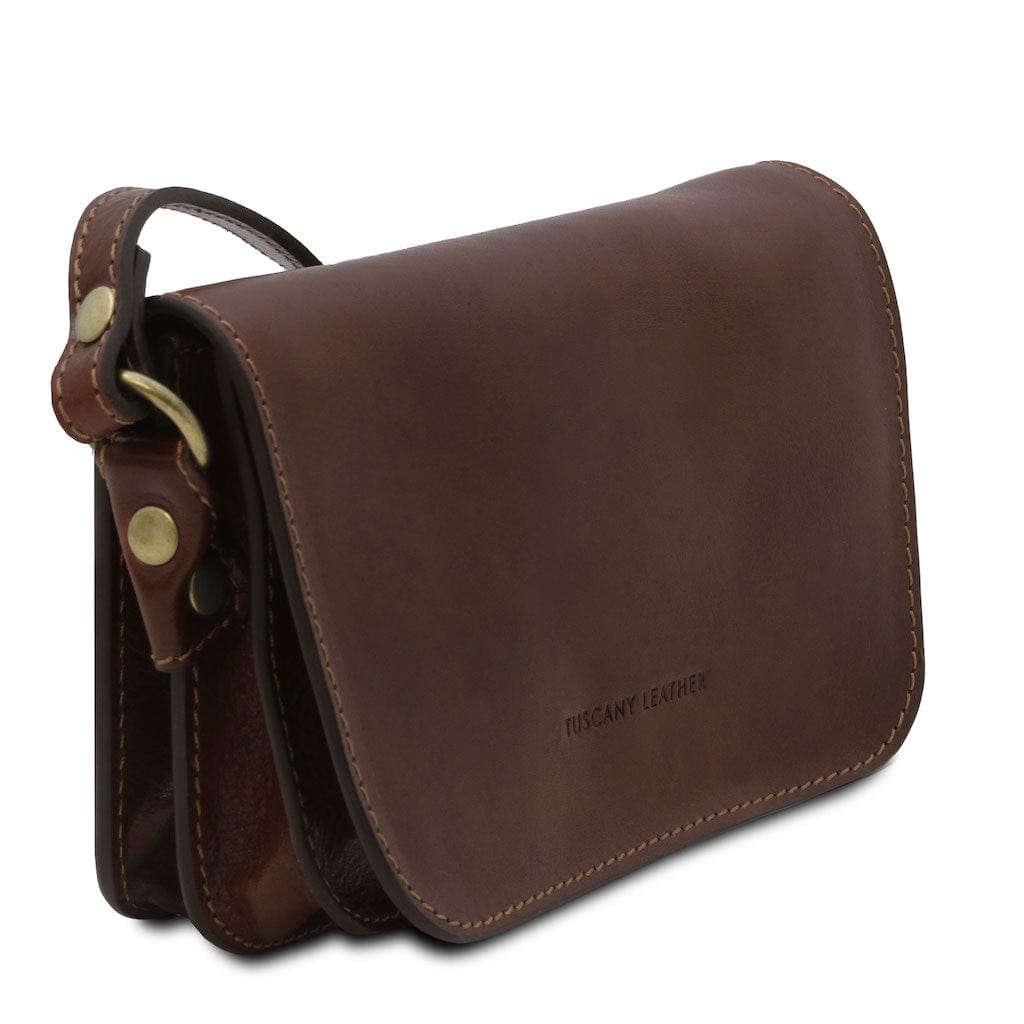 Carmen - Leather shoulder bag with flap | TL141713
