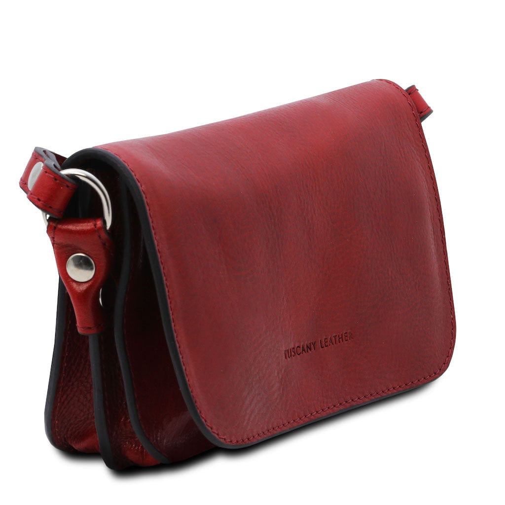 Carmen - Leather shoulder bag with flap | TL141713