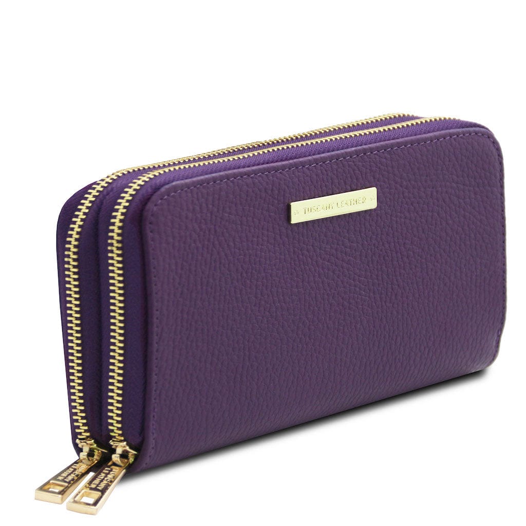 Mira - Double zip around leather wallet | TL142331