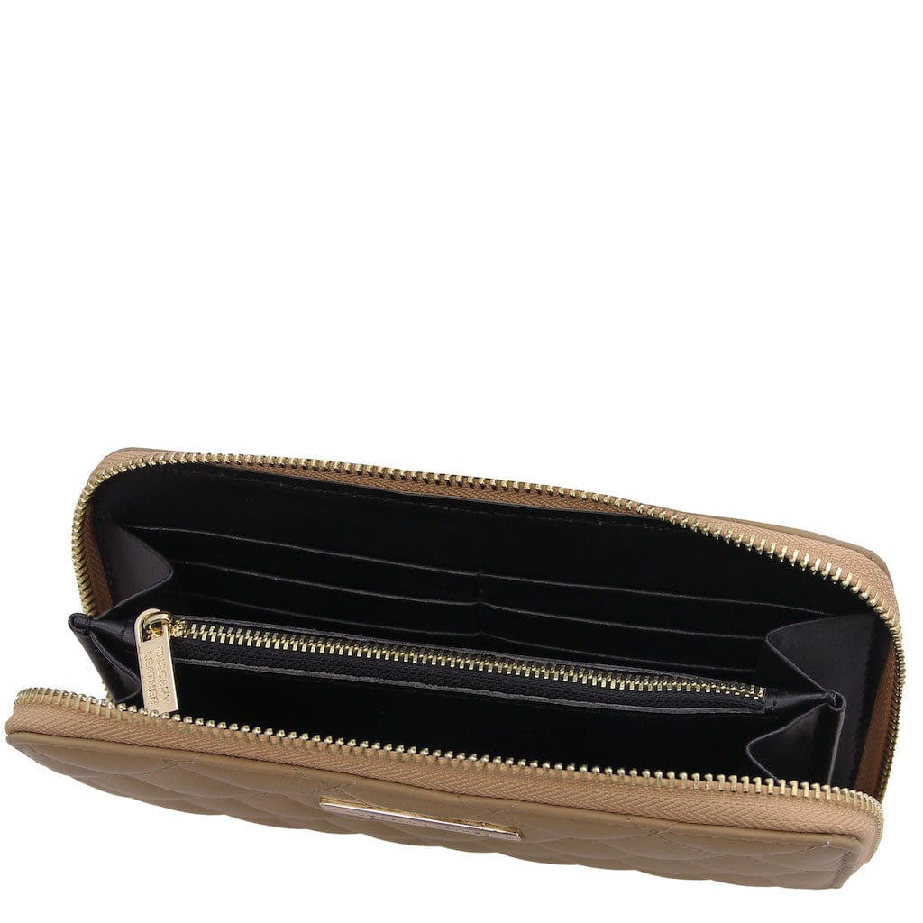 Penelope - Exclusive zip around quilted leather wallet | TL142316