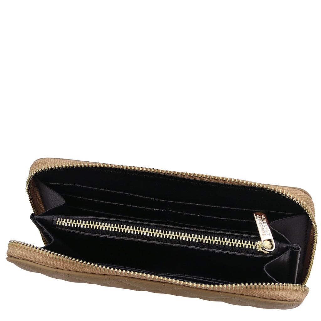 Penelope - Exclusive zip around quilted leather wallet | TL142316