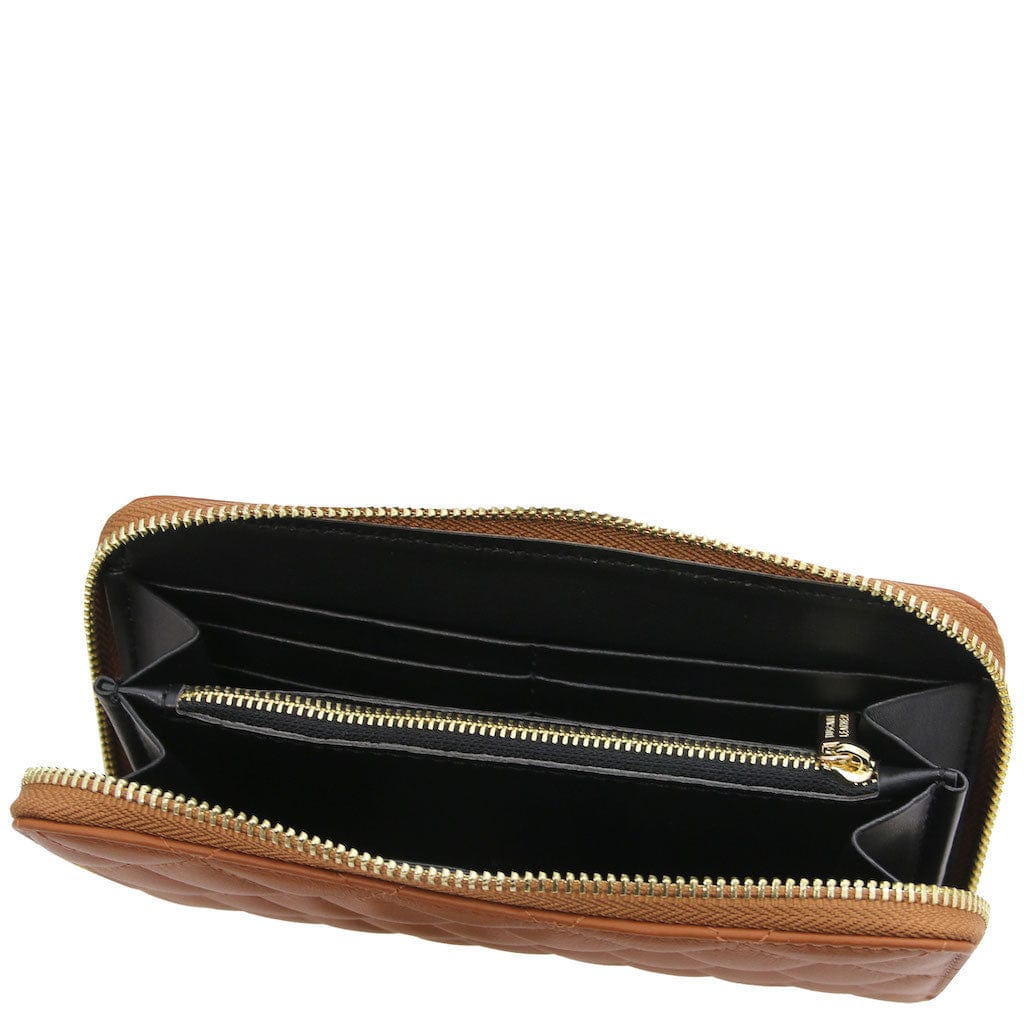 Penelope - Exclusive zip around quilted leather wallet | TL142316